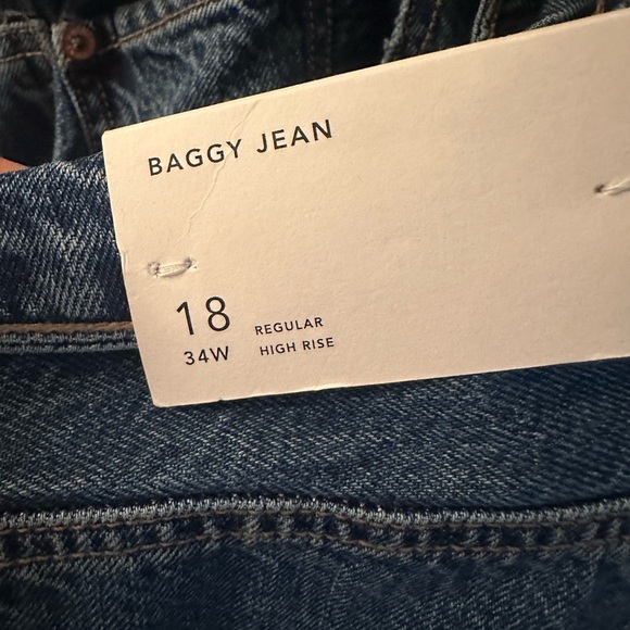 American Eagle Outfitters Blue Flare Wide Leg Jeans - Picture 5 of 5